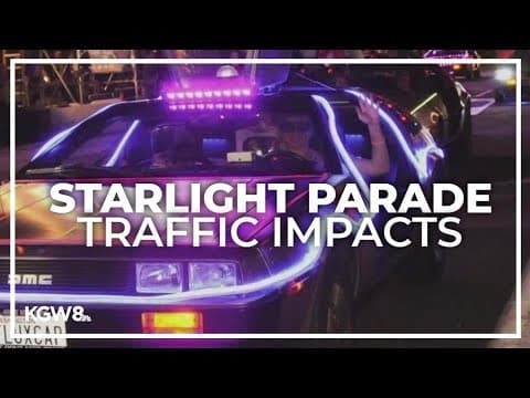 Traffic impacts of the Portland Rose Festival's Starlight Parade
