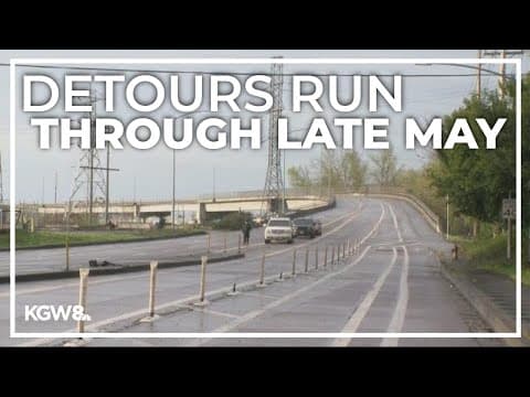 Broken sewage pipe repaired underneath North Columbia Boulevard overpass