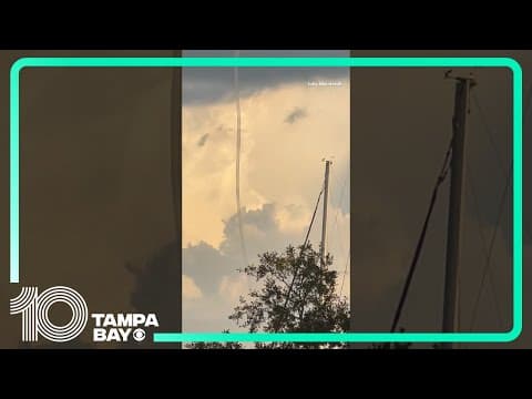 Possible #waterspout spotted near downtown St. Pete, #Florida #shorts