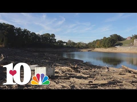TWRA says debris washing onto Douglas Lake banks weeks after Hurricane Helene