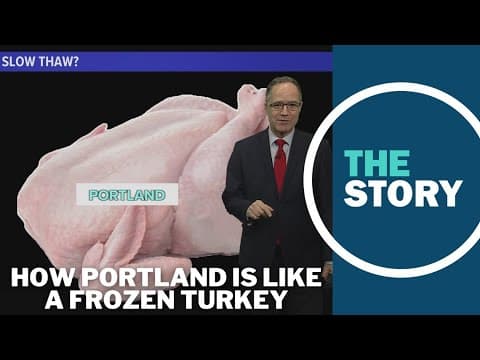 Portland may be done with freezing rain, but the Columbia River Gorge is not