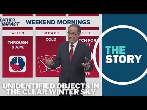 Frosty mornings, bright stars and strange clouds above Oregon