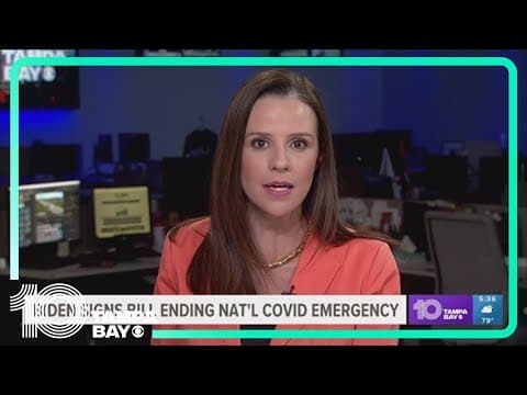 Biden ends COVID national emergency after Congress acts