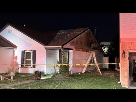 1 seriously injured after explosion damages Plainfield home