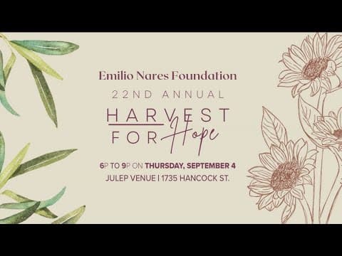 Emilio Nares Foundation hosts 22nd annual 'Harvest For Hope' event
