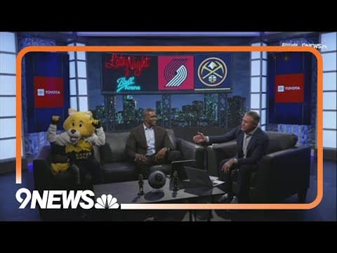 Young Nuggets fan shows off homemade Rocky costume