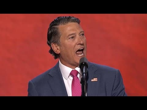 Texas Rep. Ronny Jackson speaks in support of Donald Trump at 2024 RNC