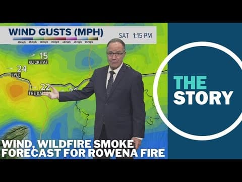 Wind gusts will taper off for firefighters battling Rowena Fire near The Dalles