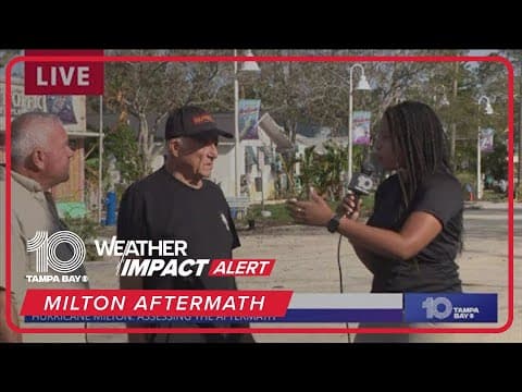 'The beach is gone. The beach is missing.' Gulfport damage described after Hurricane Milton