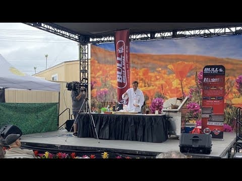 Teriyaki Chicken with Tropical Salsa recipe | Cooking with Styles at the San Diego County Fair