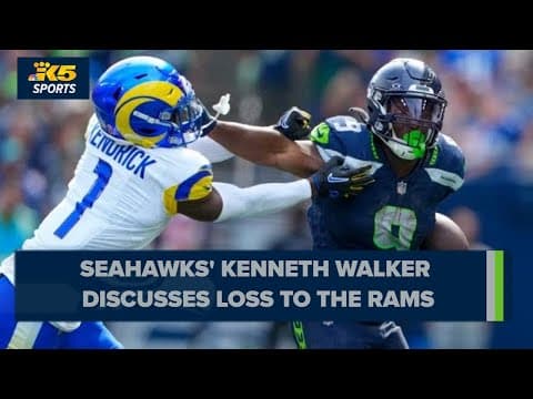 Seahawks Kenneth Walker: 'We had to finish better' after loss to Rams