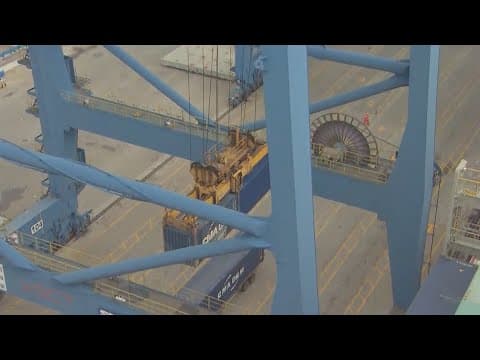 U.S. imports from China drop dramatically