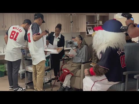 Washington Nationals surprise patients, staff at Fairfax cancer center | Get Uplifted