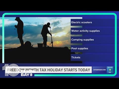 Florida's Freedom Month tax holiday starts today