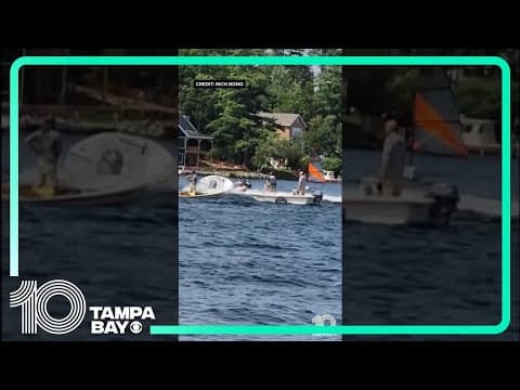 Teen jumps from jet ski to stop runaway boat in New Hampshire