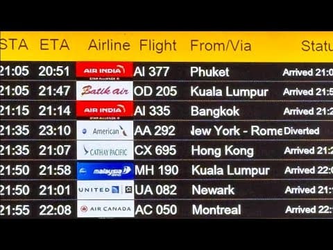 American Airlines flight diverted to Rome due to security issue, FAA says