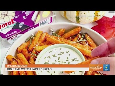 Ideas for your big game watch party packed with flavor and fun