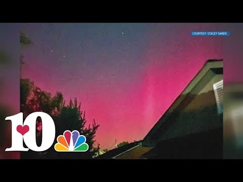 Double Feature: Northern Lights faintly seen above East TN during peak of Perseids meteor shower