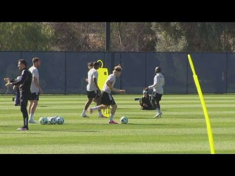 San Diego FC holds first-ever training session for new MLS soccer club