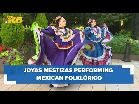 Seattle-area dance group Joyas Mestizas performing Mexican Folklórico