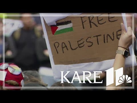 9 arrested at University of Minnesota for demonstrating against war in Middle East