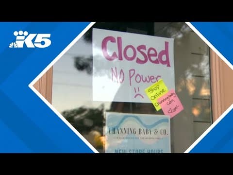 Some Tacoma businesses still in the dark 10 days after deadly crash knocked out power