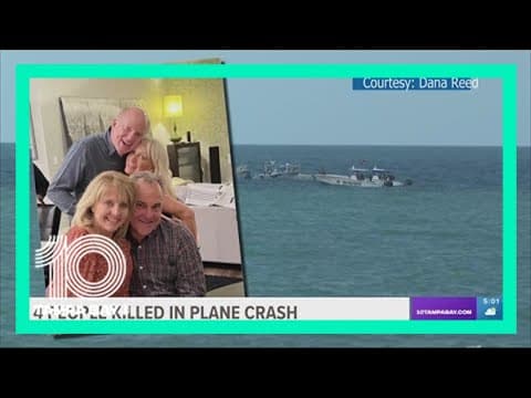 Police identify the 4 people killed in small plane crash near Venice Fishing Pier