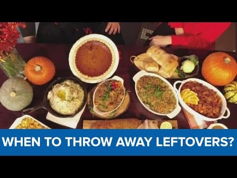 When is it time to throw Thanksgiving leftovers away?