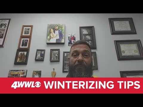 Tips to winterize your pipes from Pipes R' Us Danny Griffin