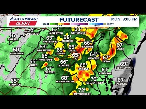 Weather Impact Alert: Storms In The DC Region This Afternoon