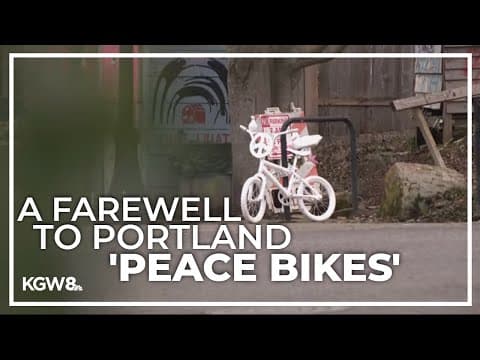 White Portland ‘peace bikes’ mistaken for traffic death memorials