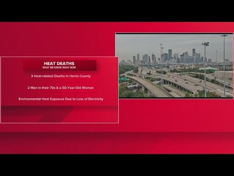 Three people died in Harris County from heat following Hurricane Beryl, medical examiner rules