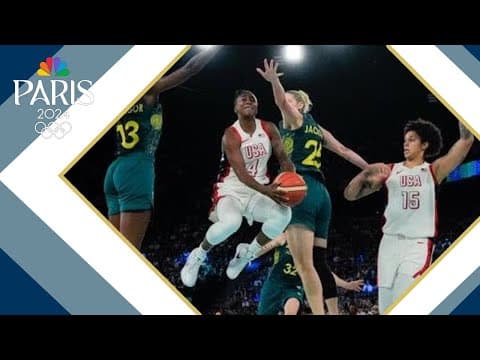 Team USA women's basketball beats Australia, faces France for gold medal