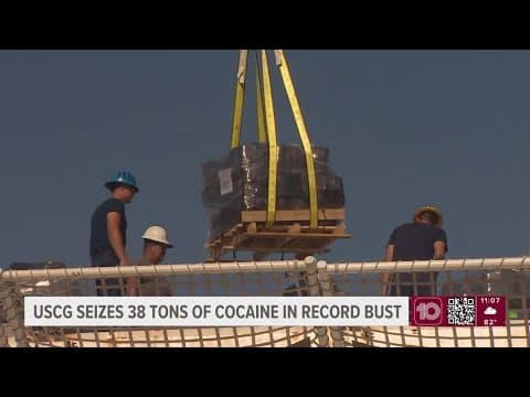 Coast Guard's record-breaking drug bust: Crews recover over 76,000 pounds of cocaine, marijuana
