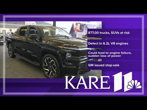 GM recalls more than 800,000 SUVs, pickup trucks