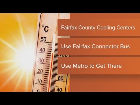 More cooling centers open in the DMV