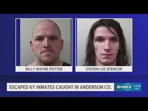 Update: Escaped Kentucky inmates arrested after stealing Tennessee vehicle