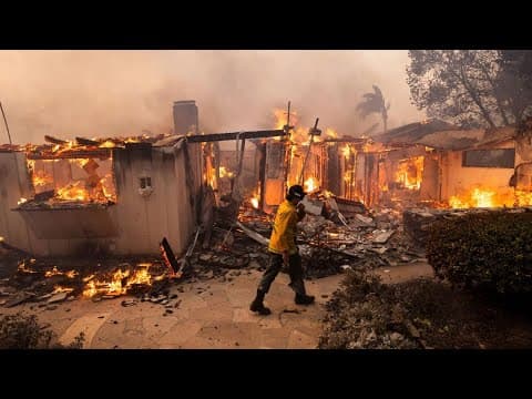 Wildfires explode in California threatening homes and businesses