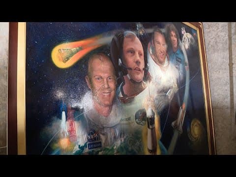 Statehouse painting honors 4 astronauts, NASA director from Buckeye State