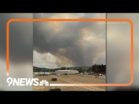 High winds fueling wildfires near Meeker
