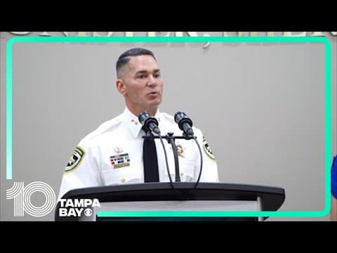 Hillsborough County sheriff announces the rescue of 2 people from human trafficking