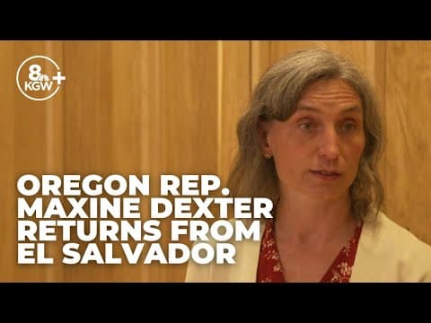 Oregon Rep. Dexter returns from El Salvador, advocates for return of Abrego Garcia (news conference)