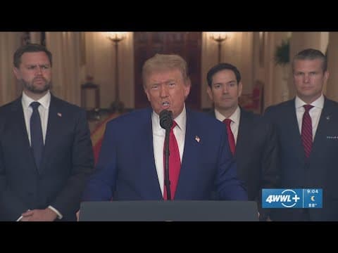 WATCH THIS: President Trump Speaks Following U.S. Airstrikes in Iran