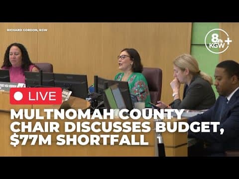 Multnomah County official discuss proposed budget, including $77M in cuts