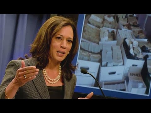 Looking back at the political career of Kamala Harris