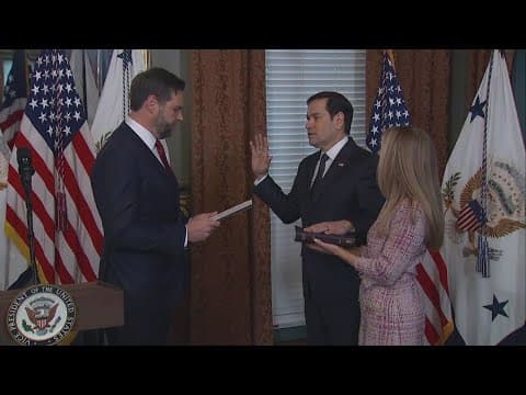Marco Rubio swears in as secretary of state