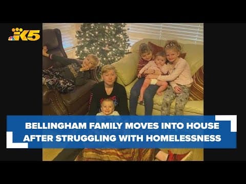 Home for the holidays! Bellingham family moves into new house after struggling with homelessness