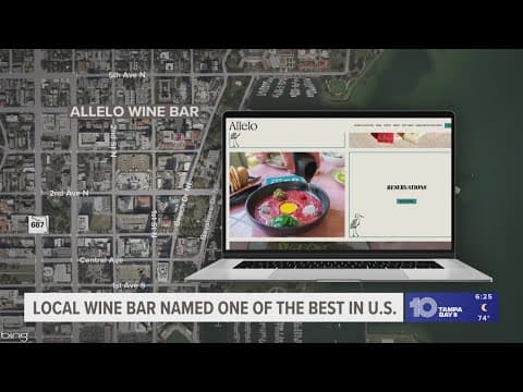 St. Pete wine bar ranks No. 5 in the United States
