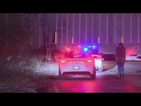 Man dies after car struck by oncoming train on Indy's east side