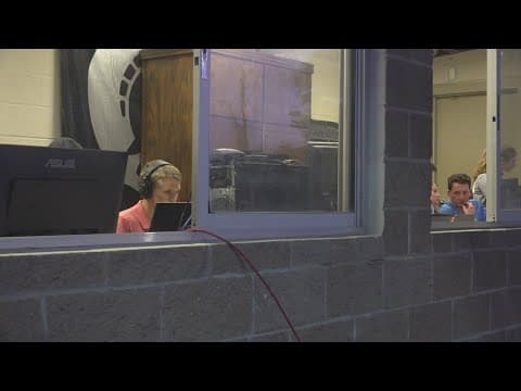 Blind student provides color commentary at a baseball game, fulfilling his dream